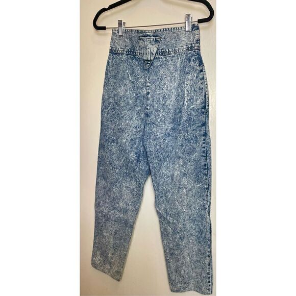 Vintage Cherokee Stone Acid Wash Jeans Retro 80’s-90’s Girlfriend Mom Blue Jeans - Picture 14 of 15